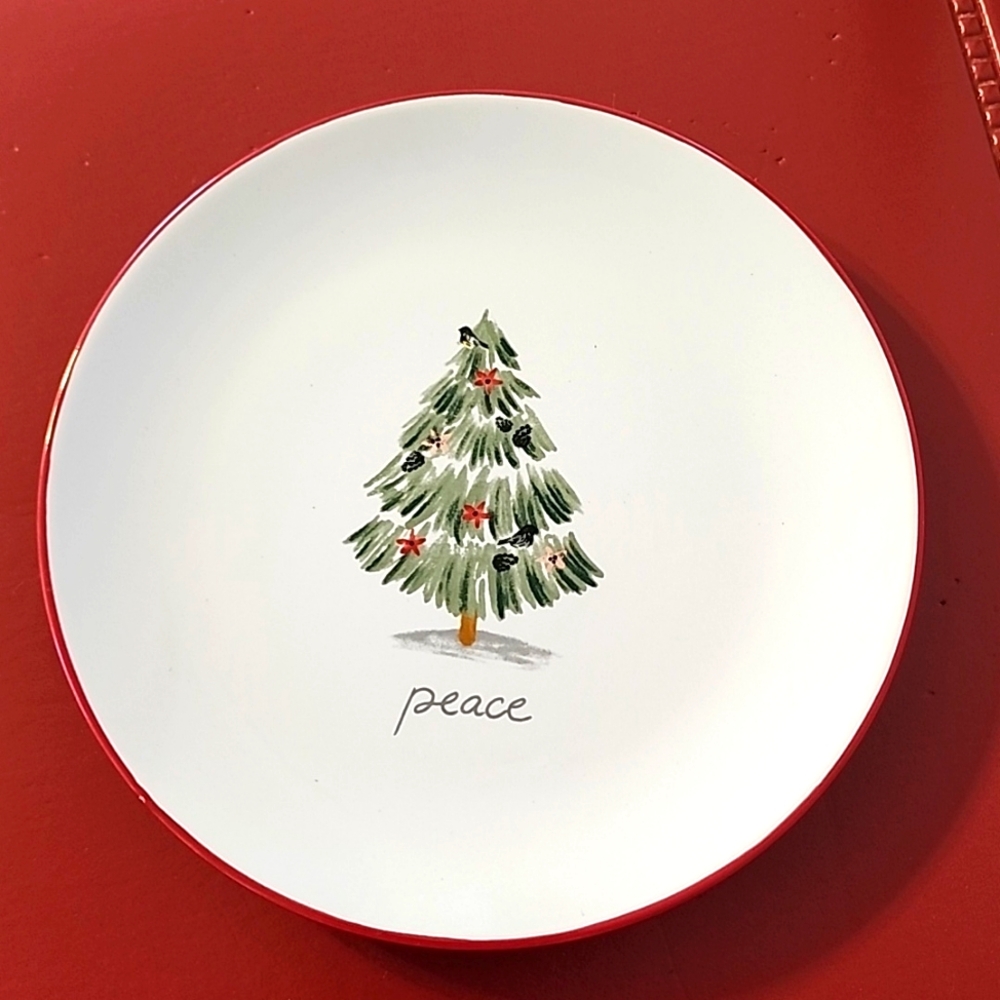 St.Nicholas Square Kringles cottage plate